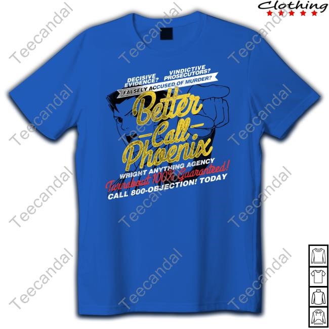 Ace Attorney Better Call Phoenix Shirts