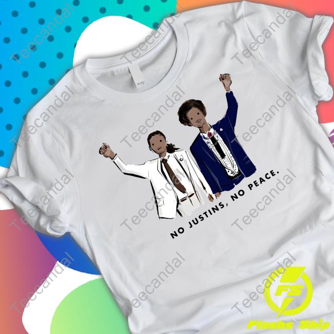 Jennifervallez Store No Justins No Peace Shirt Sophieandlili
