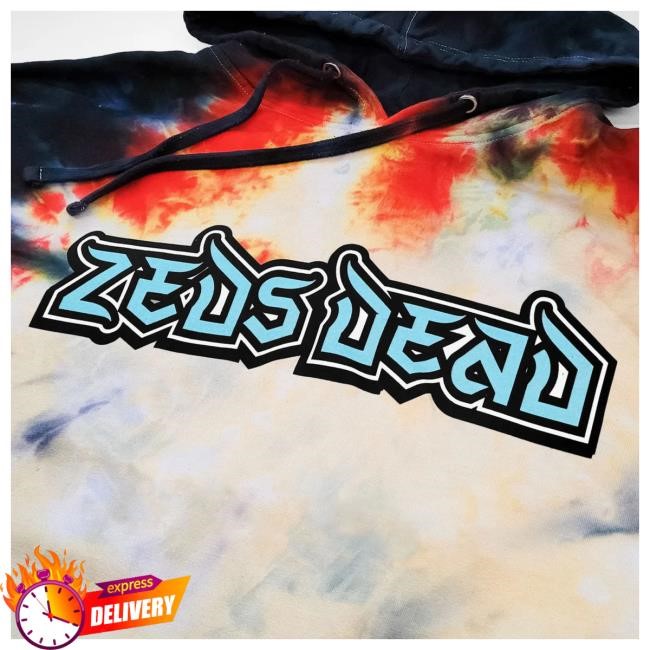 Zeds Dead Official Shop Merch Store Zeds Dead - Dawns Highway - Tie Dye Pullover Hoodie Sweatshirt