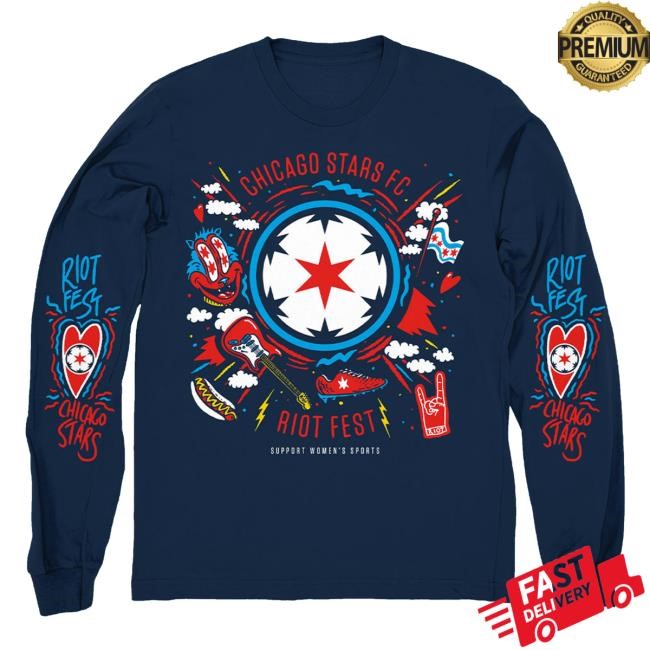 Riot Fest X Chicago Stars Fc Collab Hoodie Sweatshirt