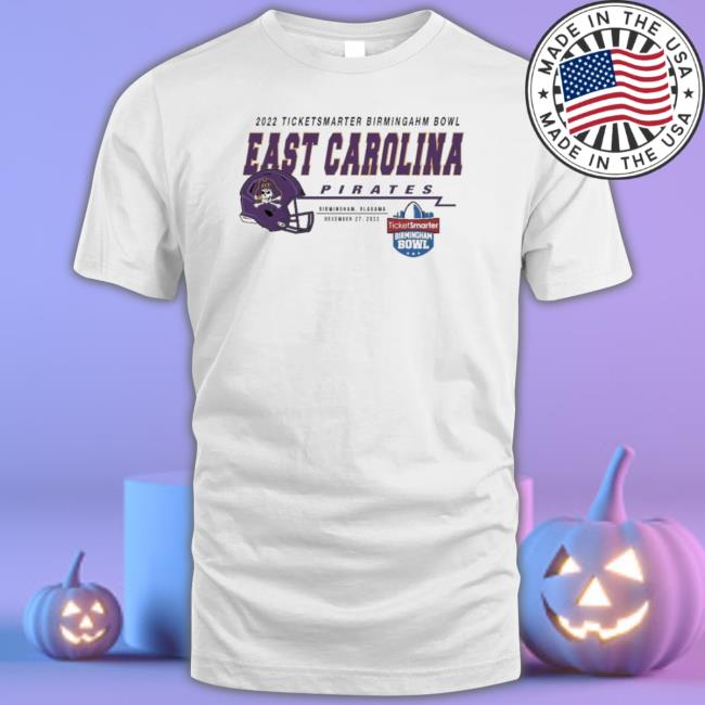 2022 Ticketsmarter Birmingham Bowl East Carolina Pirates t- shirt