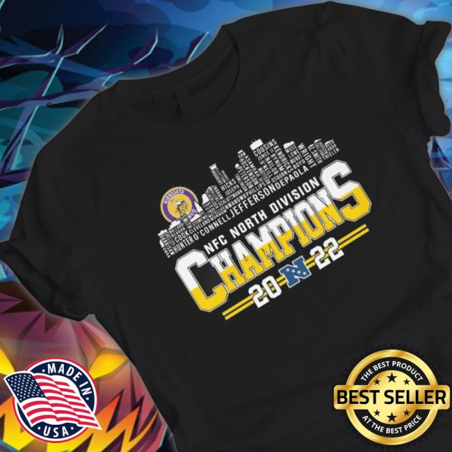 Minnesota Vikings Team City Nfc North Division Champions 2022 Sweatshirts
