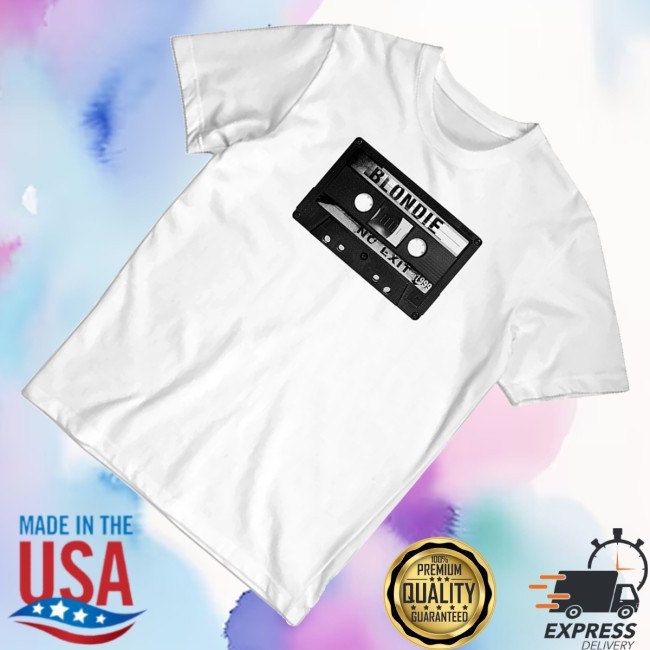 Official Blondie Merch Store No Exit Collection Cassette Shirt