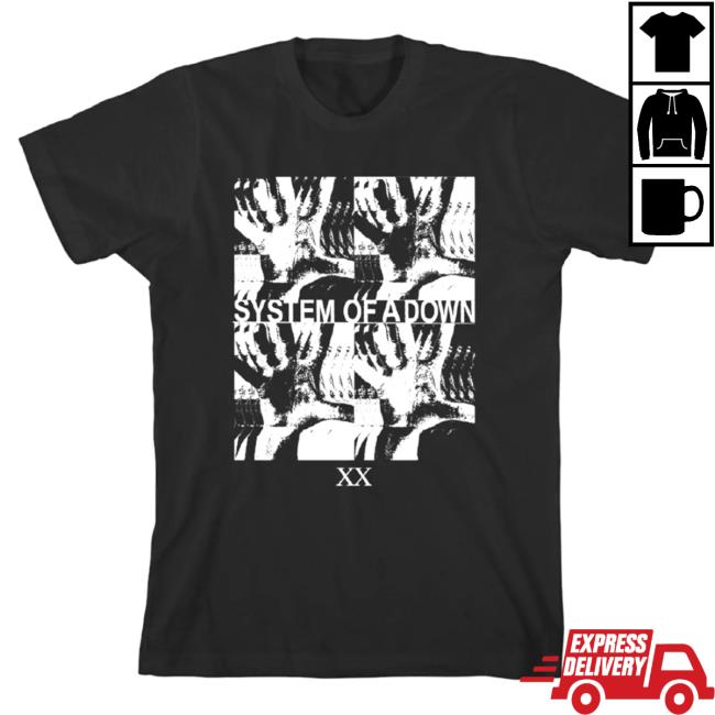 Official System Of A Down Clothing Merch Store Shop System Of A Down Blackout T Shirt SystemOfADown