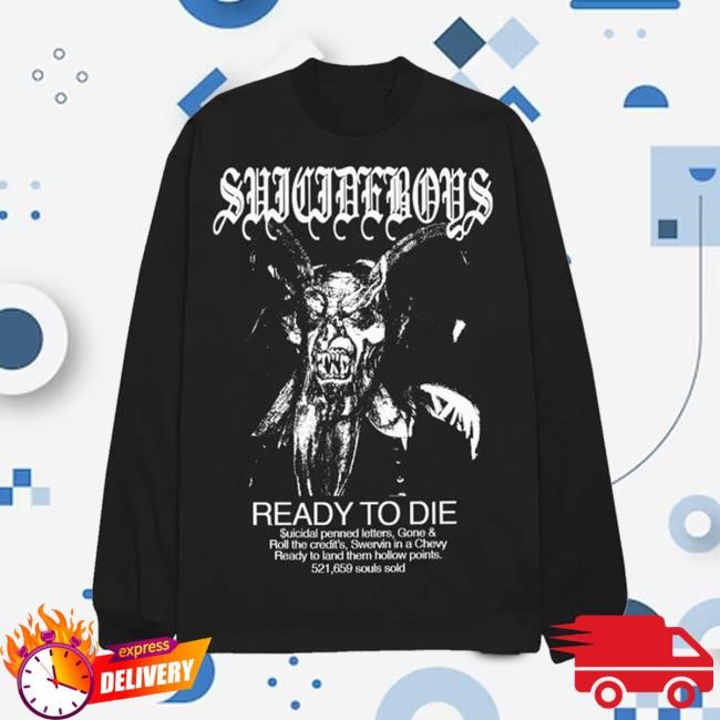 G59recordsmerchandise Greyfivenine Store Suicideboys Ready To Die T-Shirt