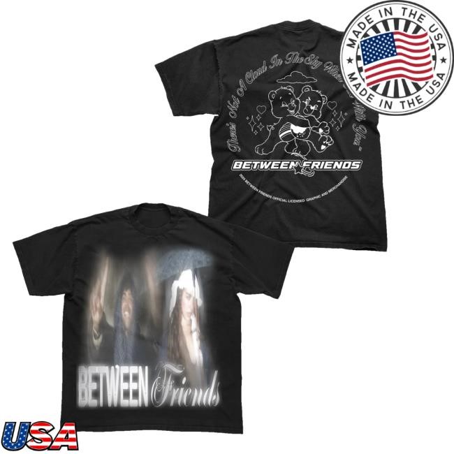 Between Friends Merch Storehaunted T-Shirt Black Tee Shirt