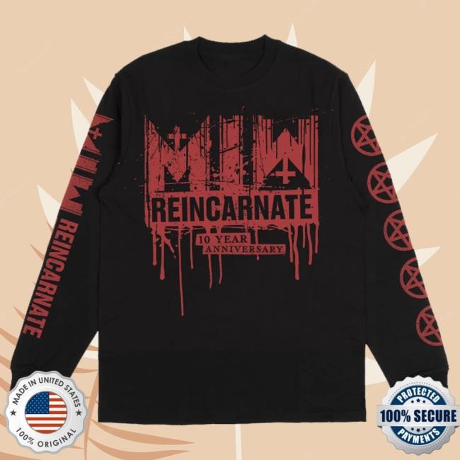 Official Motionless In White Merch Born In Blood Long Sleeve (Black) T-Shirt