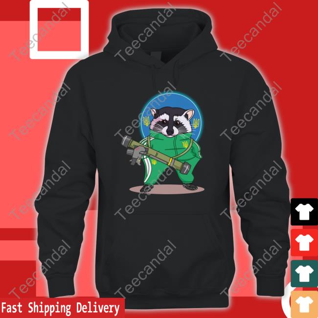 Saint Javelin X Kherson Raccoon Hoodie Sweatshirt