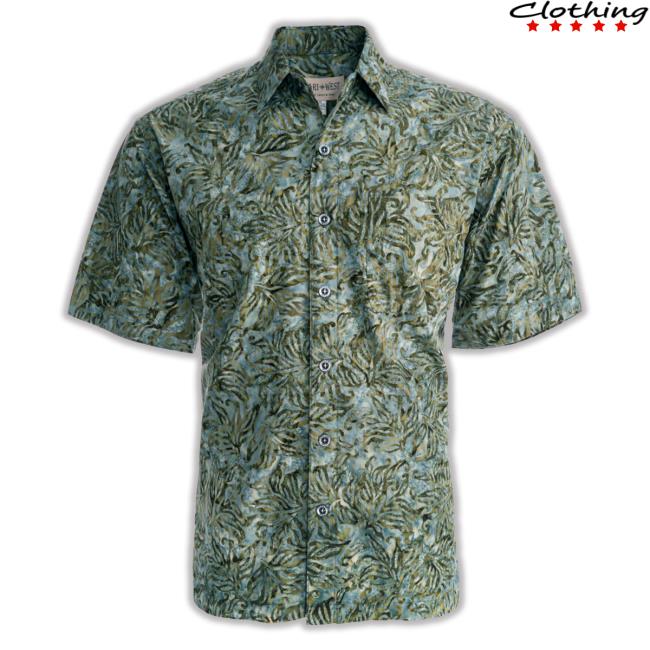 Johari West Merch Autumn Gold‎ (1446-Olive) Hawaiian Tee Shirt