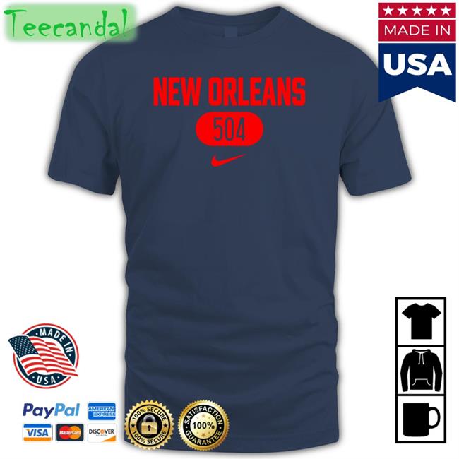 New Orleans 504 Shirt New Orleans Pelicans