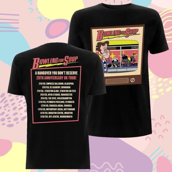Bowling-For-Soup.Probity Merch Hangover Tour Tee