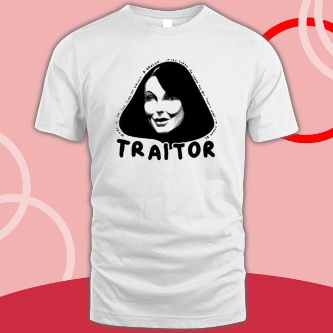 Amanda Merch Amanda Traitor White Tee Shirt Amanda Merch Amanda Traitor White Sweaters