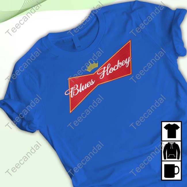 Blues Buzz Budwieser Blues Hockey New Shirt Budwieser Blues Hockey Tee Shirt
