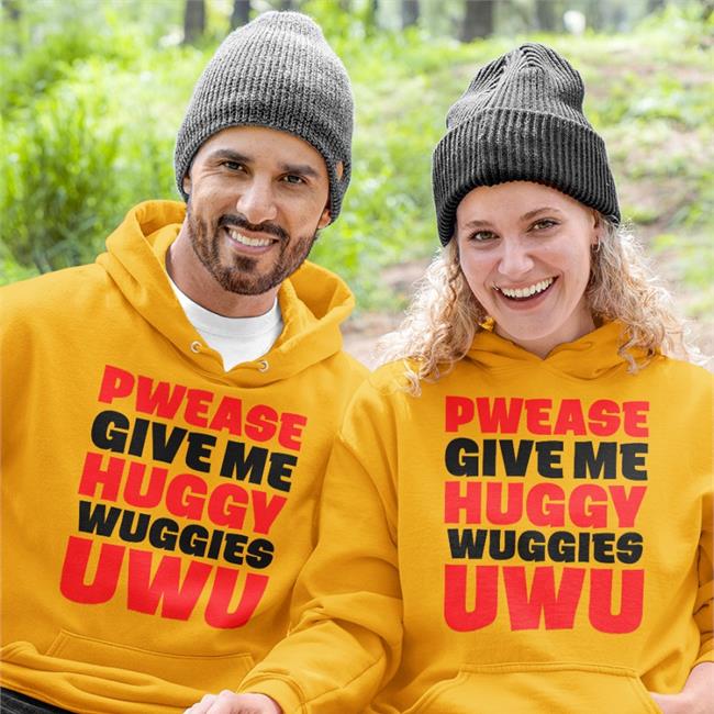 Translatedtees Pwease Give Me Huggy Wuggies Uwu Shirt Poorly Translated Shirts