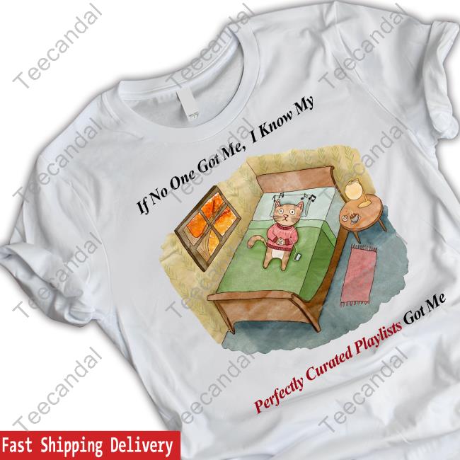 If No One Got Me I Know My Perfectly Curated Playlists Got Me Shirt