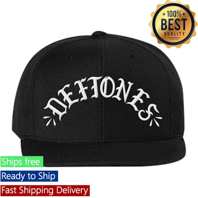 Shop Deftones Store Arch Logo Puff Embroidered Headwear