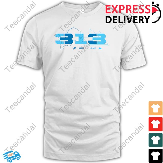 Teamninja Merch Ninja X Detroit Lions 313 Hoodie Sweatshirt