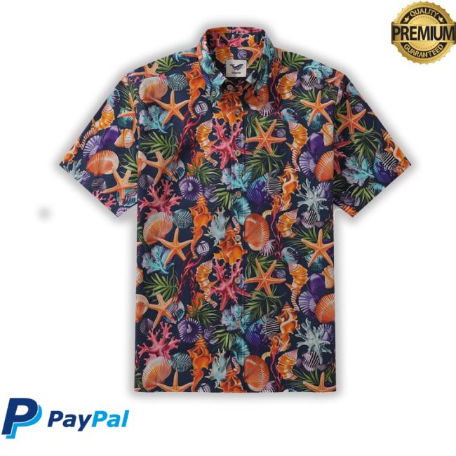 Marine Life Carnival Hawaiian Tee Shirt