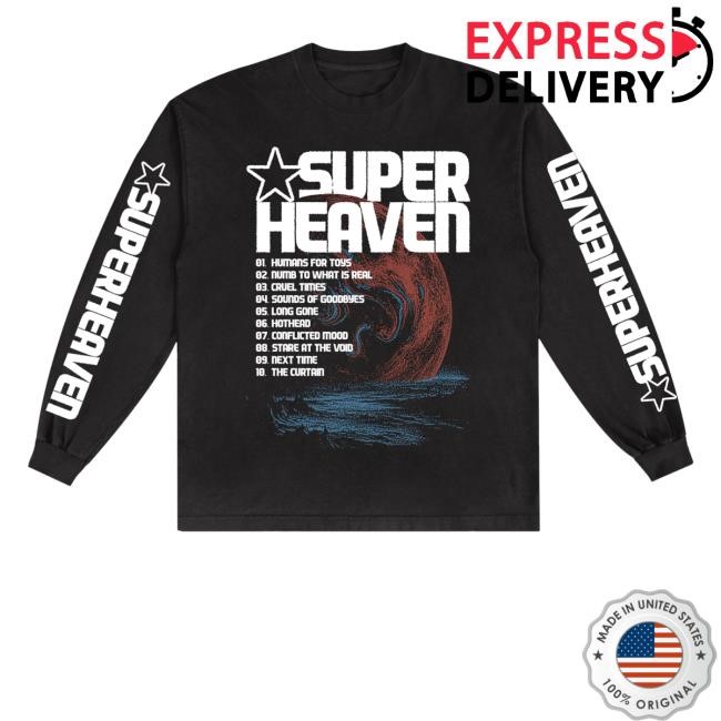 Official Super Heaven Planet Ii Black Shirts