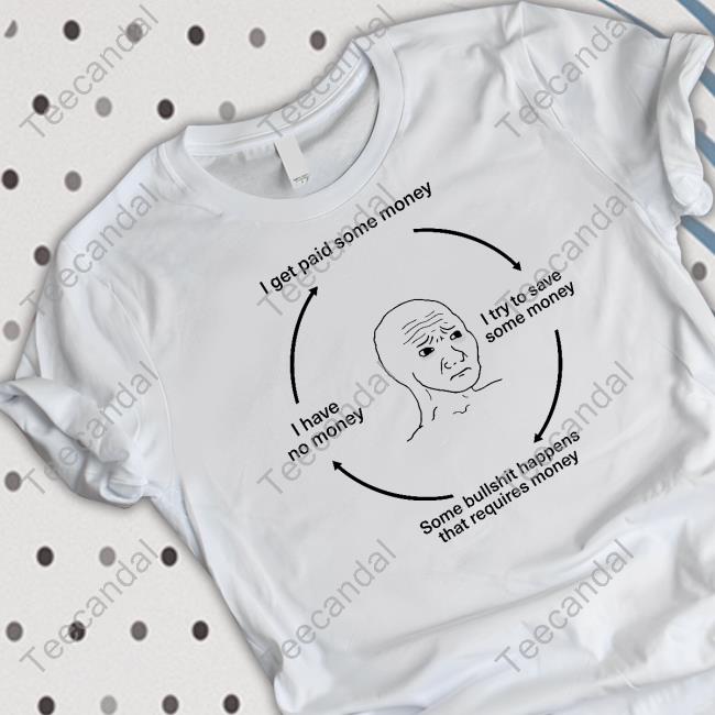 I Get Paid Some Money I Try To Save Some Money Some Bullshit Happens That Requires Money I Have No Money Sweatshirt