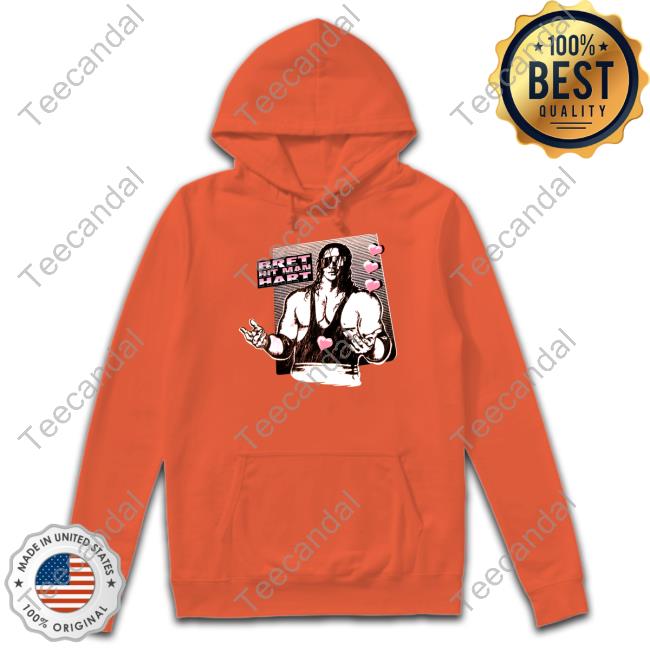 Uncle Dax Ftr Bret The Hitman Hart 1990 Wwf Sweatshirt