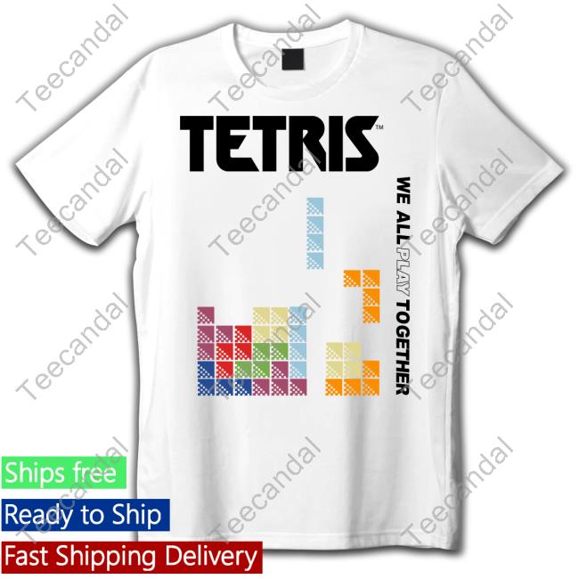 Wilburholdthing Tetris We All Play Together T Shirt