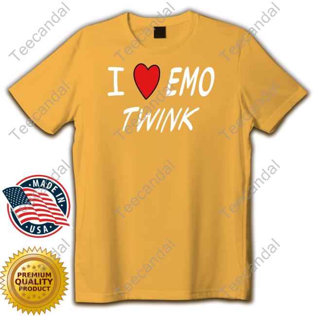 I Heart Emo Twink Long Sleeve T Shirt October The Octopus