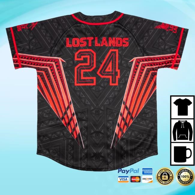 Trending Excision Merch Lost Lands Pterodactyl Red Baseball Jersey Sweaters