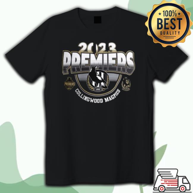 Trending 2023 Premiers Collingwood Magpies Champions Logo Design 3D Hoodie Sweatshirt