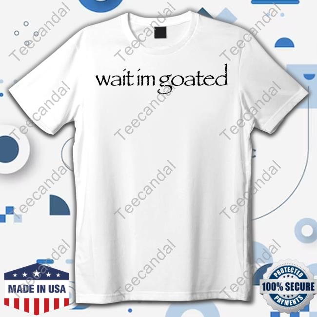 Wait Im Goated Hoodied Sweatshirt Streetdank