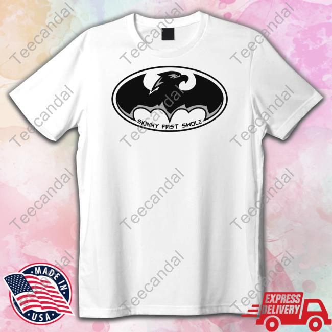 Eagles Batman Skinny Fast Swole Long Sleeve Shirt