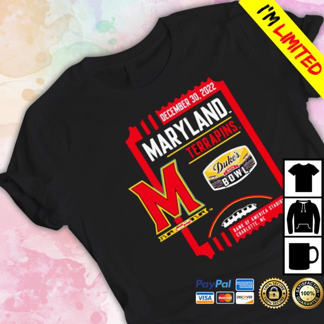 Official 2022 Duke’S Mayo Bowl Maryland Terrapins Shirts Official 2022 Duke’S Mayo Bowl Maryland Terrapins Tee Shirt