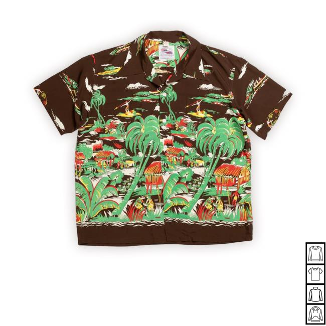 Official Duke Kahanamoku Special Edition 'Hawaiian Village' Hawaiian Shirt