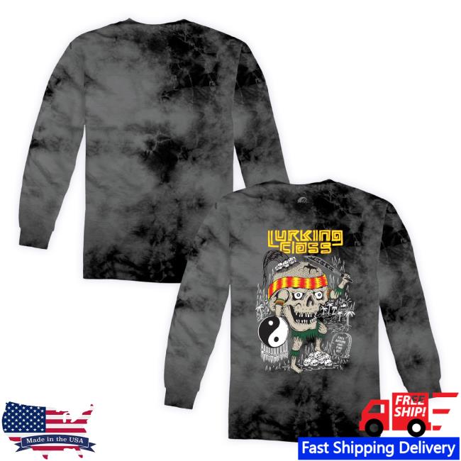 Official Lurking Class Shop Find Out T-Shirt - Black/Tie Dye