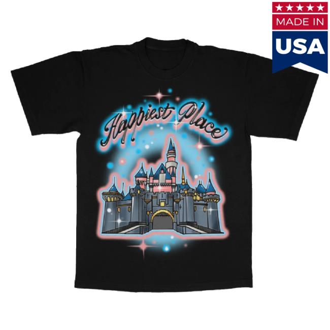 Original Ropedropthreads "Happiest Place" T-Shirt Ropedropthreads Shop