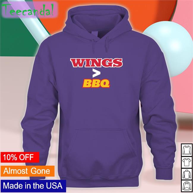 Wings Bbq T Shirt Wings Bbq Hoodie 26 Shirts Store