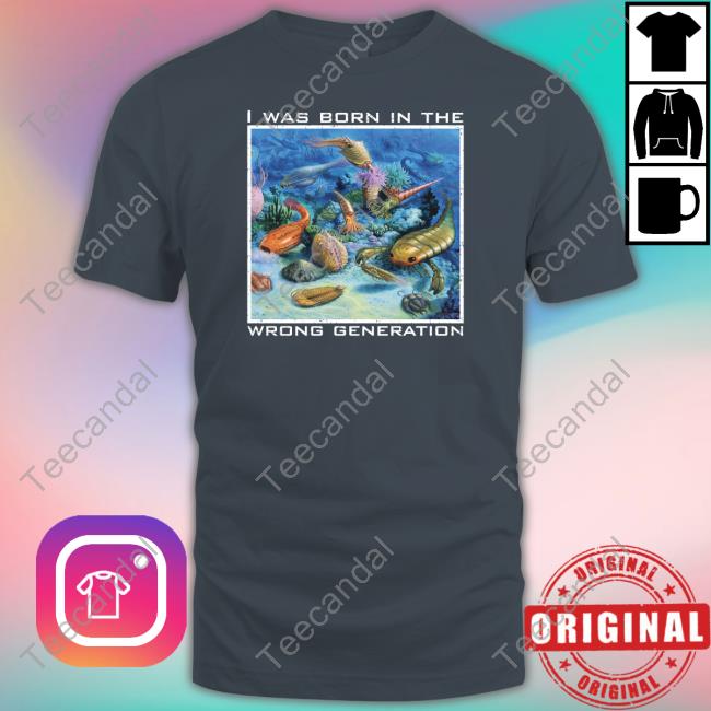 Official I Was Born In The Wrong Generation Shirts Tomboy Triceratops