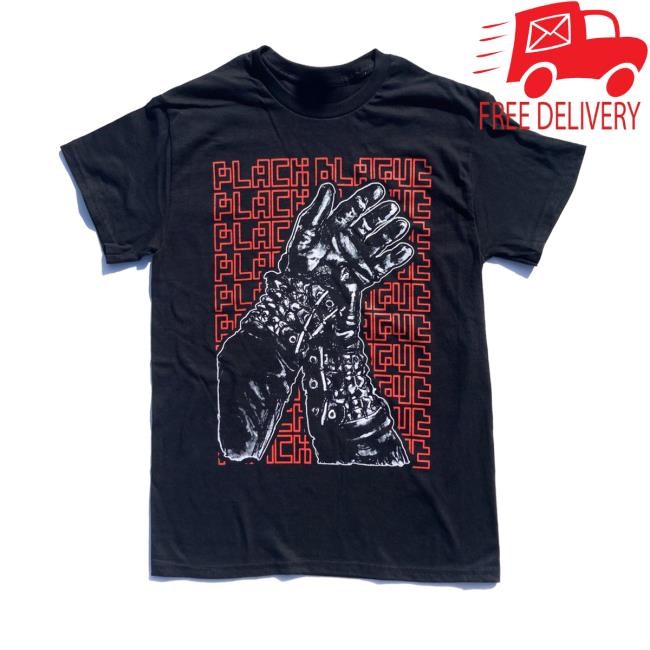 Plackblague Merch Blague Gloves Hoodie
