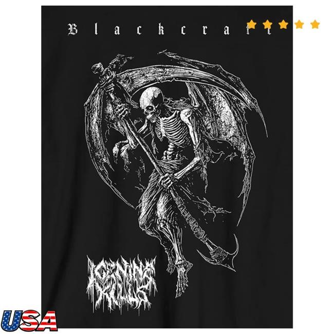 Ice Nine Kills Merch Ink Reaper Long Sleeve T Shirt