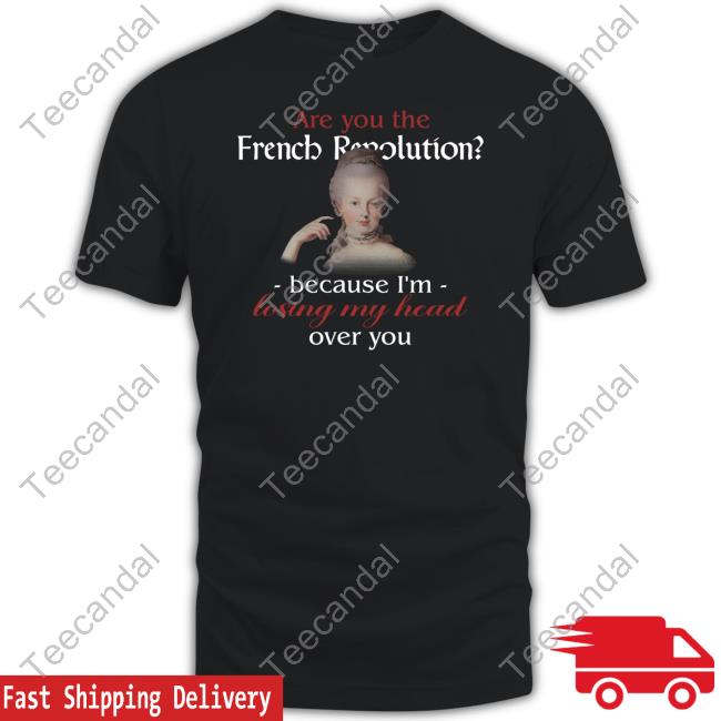 Snazzyseagull Are You French Revolution Because I'm Losing My Head Over You T Shirt