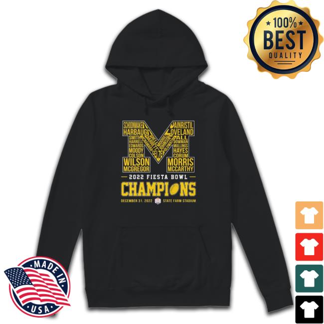 Michigan Wolverines 2022 Fiesta Bowl Champions 2022 T-Shirt