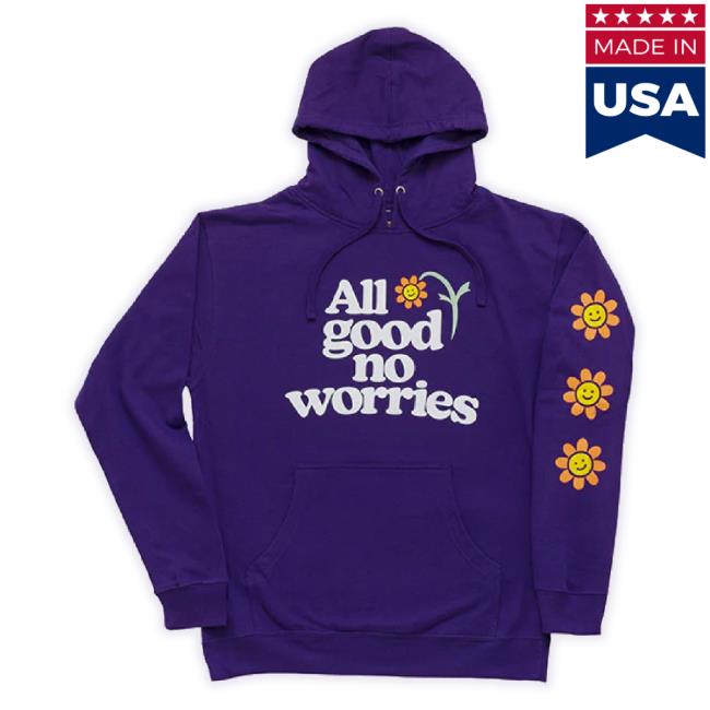 Official All Good No Worries Flower Sleeve t-shirt, hoodie, tank top, sweater and long sleeve t-shirt