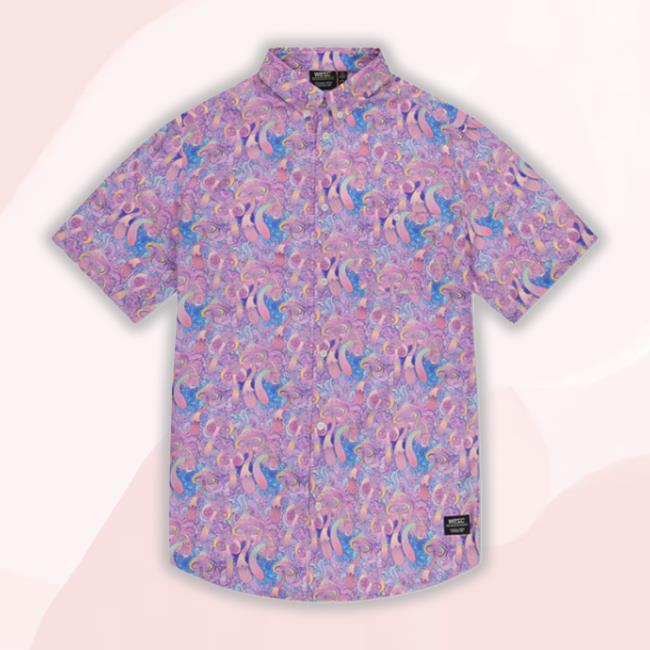 Wesc Merch Oden Psilocybin Mushrooms Hawaiian T Shirts