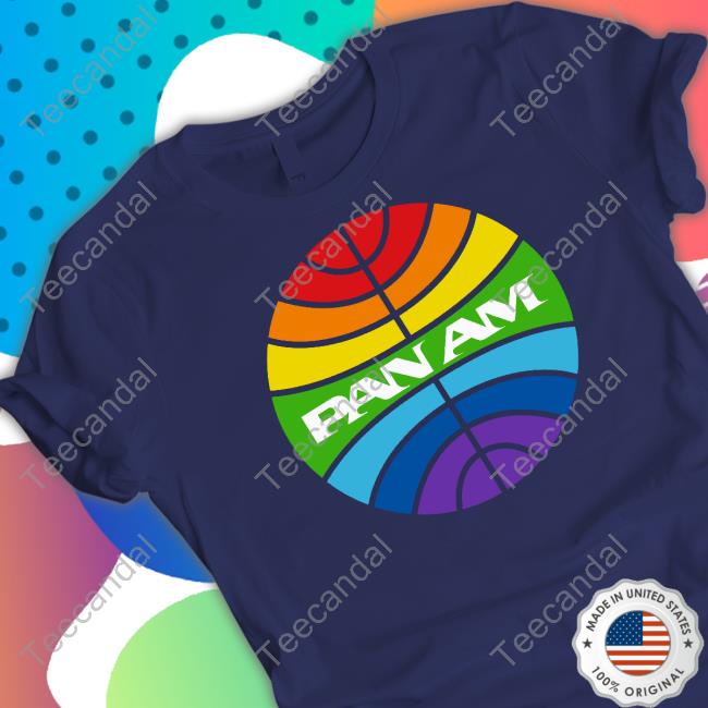 Pan Am Logo Pride Long Sleeve Tee Shirt