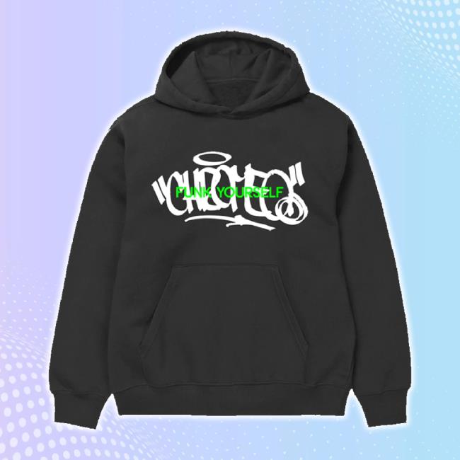 Original Chromeo Store Merch Funk Yourself Graf Unisex Sweatshirt (Black) Chromeo Shop