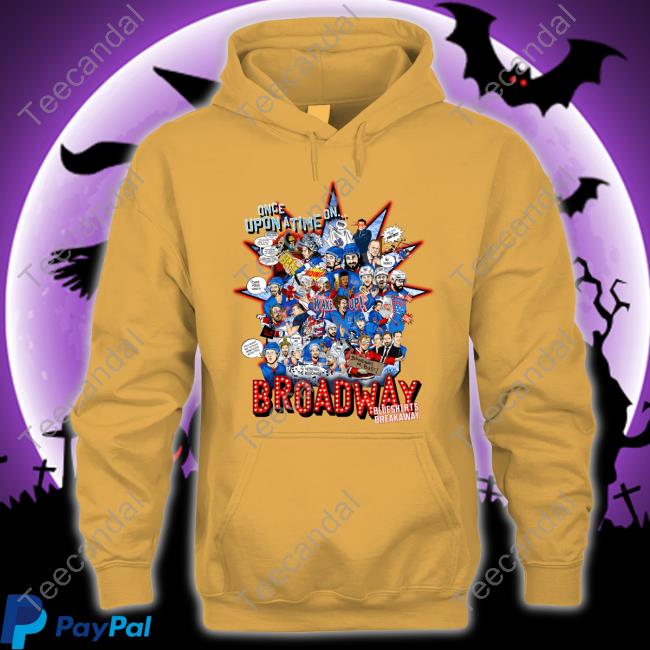 Once Upon A Time On Broadway Blueshirts Breakaway Long Sleeve Tee Once Upon A Time On Broadway Blueshirts Breakaway Hoodie