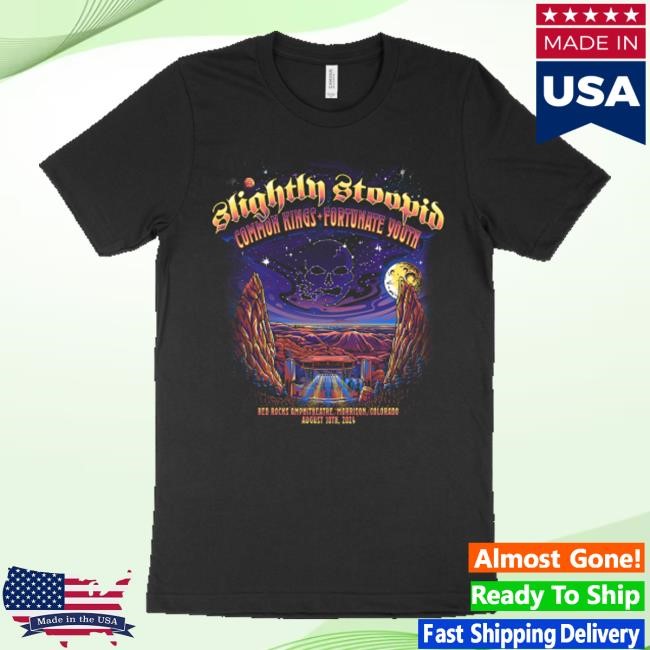 Slightly Stoopid Merch 2024 Red Rocks Event Funny Shirt