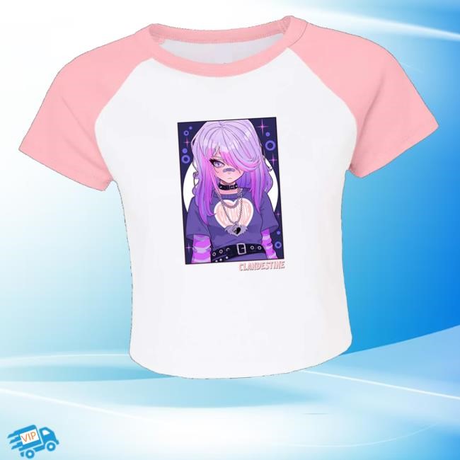 Clandestine Pink Anime Crewneck Sweatshirt