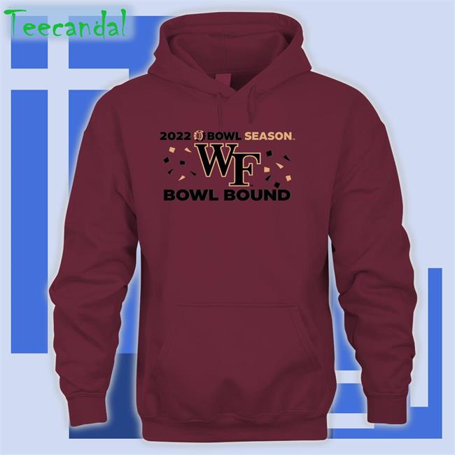 Wake Forest Football 2022 Bowl Season Wf Bowl Bound Tee Shirt Wakefb