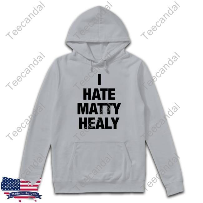 Emmyhartman Wearing I Hate Matty Healy Sweatshirt